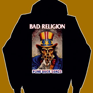 BAD RELIGION HOODED TOP - PUNK ROCK SONGS