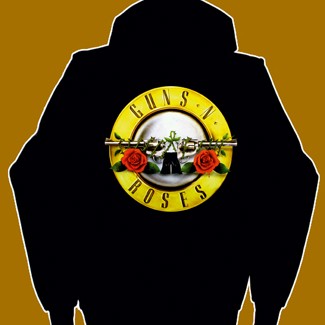 GUNS N ROSES HOODED TOP - LOGO