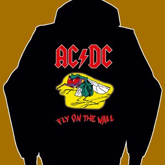 AC / DC HOODED TOP - FLY ON THE WALL 2