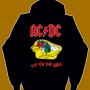 AC / DC HOODED TOP - FLY ON THE WALL 2