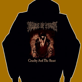 CRADLE OF FILTH HOODED TOP - CRUELTY AND THE BEAST