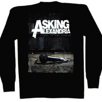ASKING ALEXANDRIA LONG SLEEVE T-SHIRT - STAND UP AND SCREAM