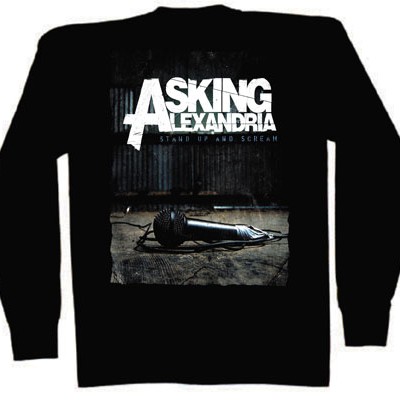 ASKING ALEXANDRIA LONG SLEEVE T-SHIRT - STAND UP AND SCREAM
