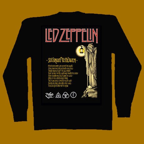 LED ZEPPELIN LONG SLEEVE T-SHIRT - STAIRWAY TO HEAVEN