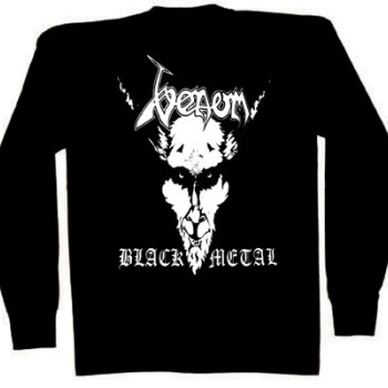 VENOM LONG SLEEVE T-SHIRT - BLACK METAL