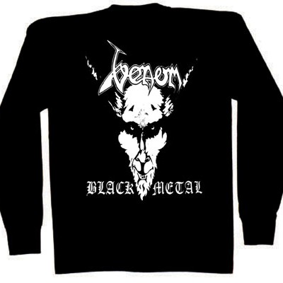 VENOM LONG SLEEVE T-SHIRT - BLACK METAL