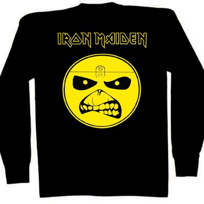 IRON MAIDEN LONG SLEEVE T-SHIRT - EDDIE SMILE