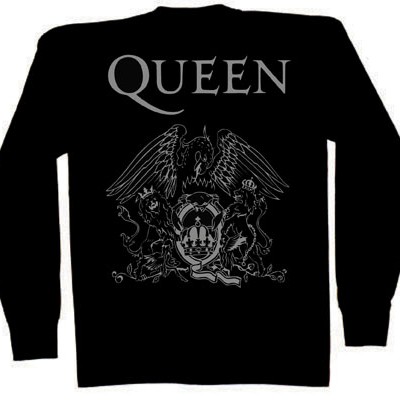 QUEEN LONG SLEEVE T-SHIRT - LOGO