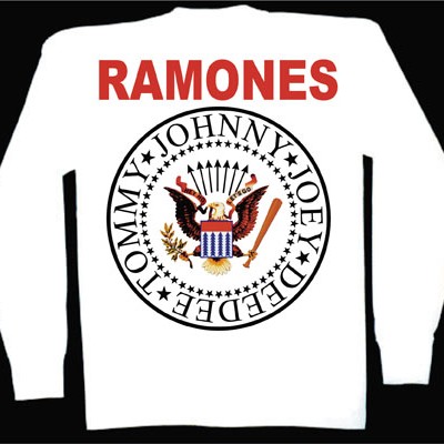 RAMONES LONG SLEEVE T-SHIRT - LOGO 2