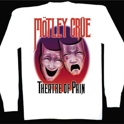 MOTLEY CRUE LONG SLEEVE T-SHIRT - THEATRE OF PAIN