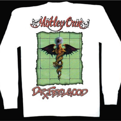 MOTLEY CRUE LONG SLEEVE T-SHIRT - DR FEELGOOD