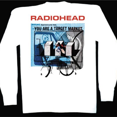 RADIOHEAD LONG SLEEVE T-SHIRT - TARGET MARKET