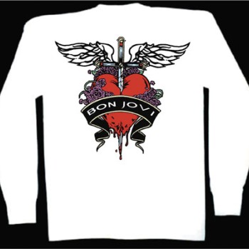 BON JOVI LONG SLEEVE T-SHIRT - LOGO