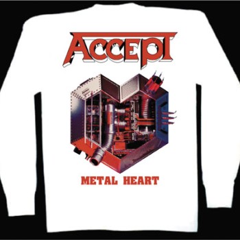 ACCEPT LONG SLEEVE T-SHIRT - METAL HEART