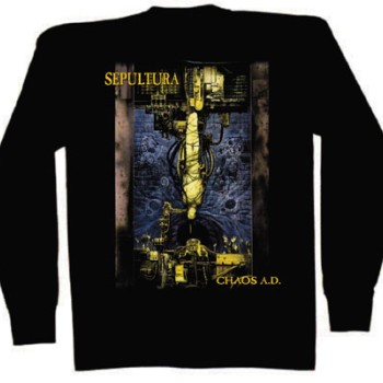 SEPULTURA LONG SLEEVE T-SHIRT - CHAOS AD