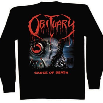 OBITUARY LONG SLEEVE T-SHIRT - CAUSE OF DEATH