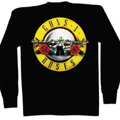GUNS N ROSES LONG SLEEVE T-SHIRT - LOGO