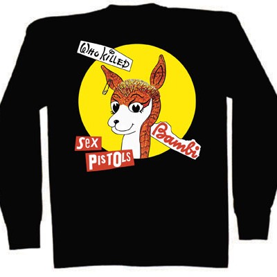 SEX PISTOLS LONG SLEEVE T-SHIRT - WHO KILLED BAMBI