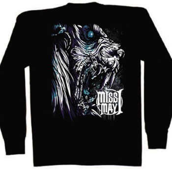 MISS MAY I LONG SLEEVE T-SHIRT - APOLOGIES ARE FOR THE WEAK