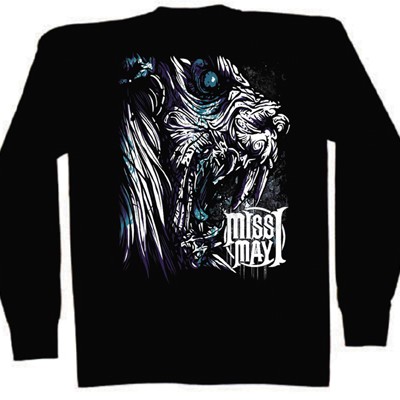 MISS MAY I LONG SLEEVE T-SHIRT - APOLOGIES ARE FOR THE WEAK