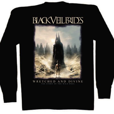 BLACK VEIL BRIDES LONG SLEEVE T-SHIRT - WRETCHED AND DIVINE