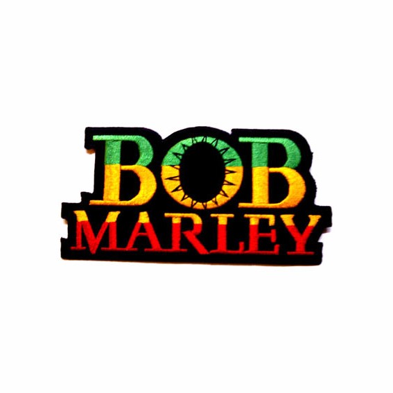 BOB MARLEY PATCH - EMBROIDERY PATCH 01