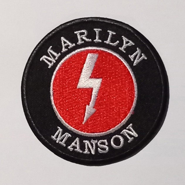 MARILYN MANSON PATCH - EMBROIDERY PATCH 01