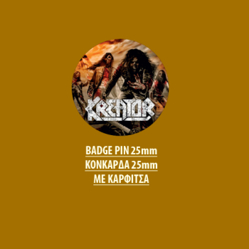 KREATOR BADGE PIN - KREATOR BADGE PIN 01
