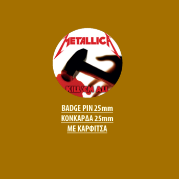 METALLICA BADGE PIN - METALLICA BADGE PIN 01