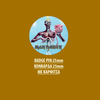 IRON MAIDEN BADGE PIN - IRON MAIDEN BADGE PIN 05