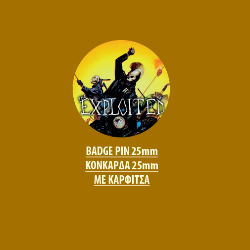 THE EXPLOITED BADGE PIN - THE EXPLOITED BADGE PIN 02