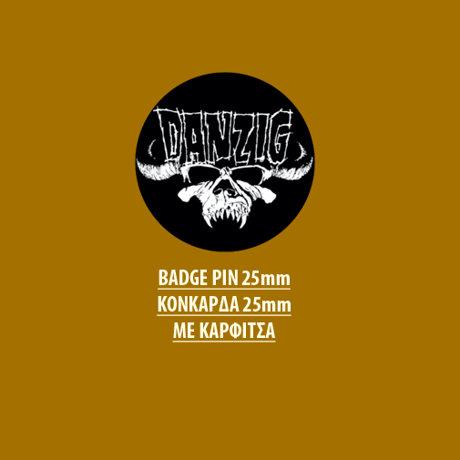 DANZIG BADGE PIN - DANZIG BADGE PIN 01
