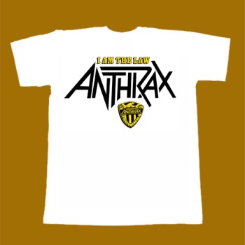 ANTHRAX T-SHIRT - I AM THE LAW