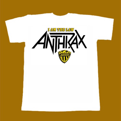 ANTHRAX T-SHIRT - I AM THE LAW