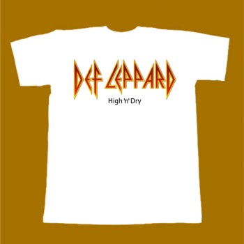 DEF LEPPARD T-SHIRT - HIGH N DRY
