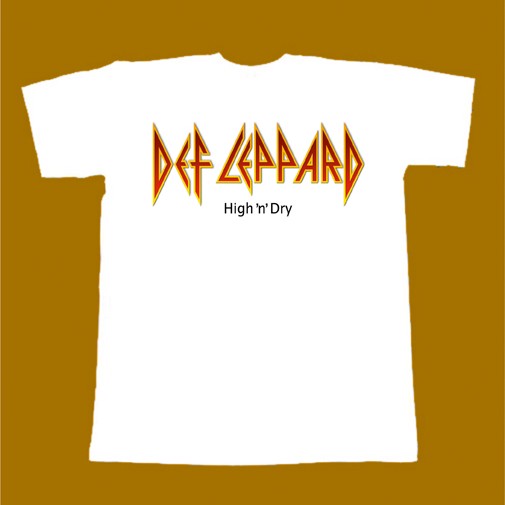 DEF LEPPARD T-SHIRT - HIGH N DRY