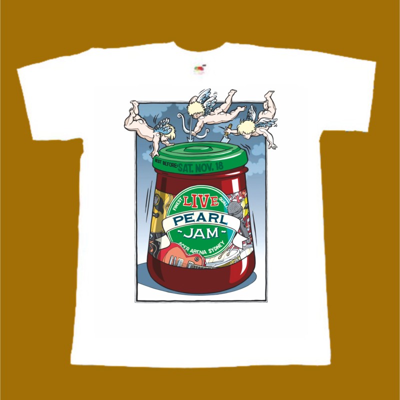 PEARL JAM T-SHIRT - LIVE IN SIDNEY