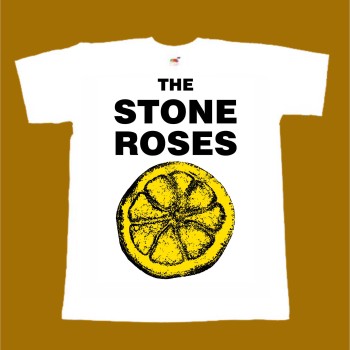 STONE ROSES T-SHIRT - LEMON