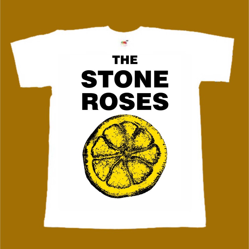 STONE ROSES T-SHIRT - LEMON