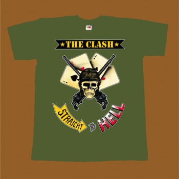 THE CLASH T-SHIRT - STRAIGHT TO HELL 2