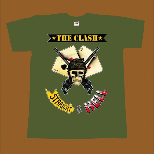 THE CLASH T-SHIRT - STRAIGHT TO HELL 2