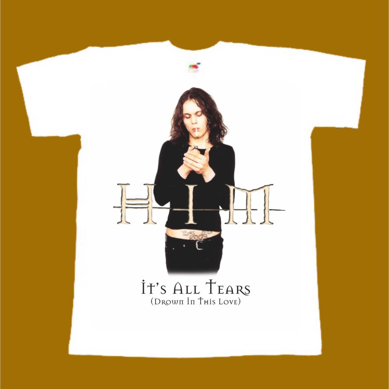 HIM T-SHIRT - ITS ALL TEARS