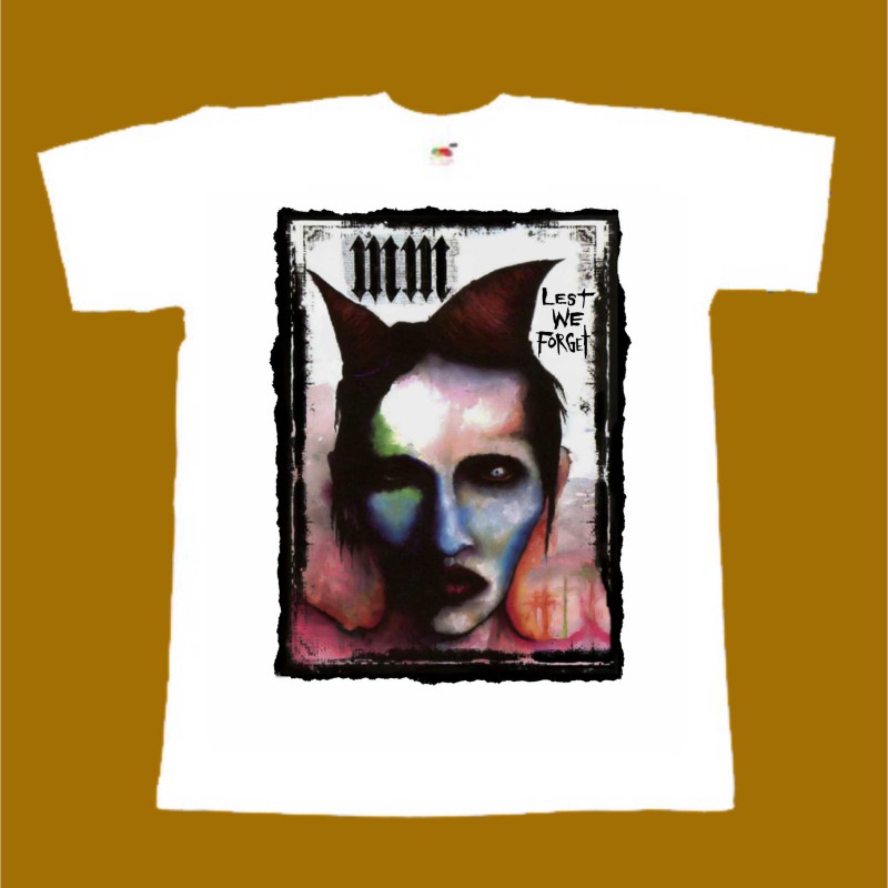 MARILYN MANSON T-SHIRT - LEST WE FORGET