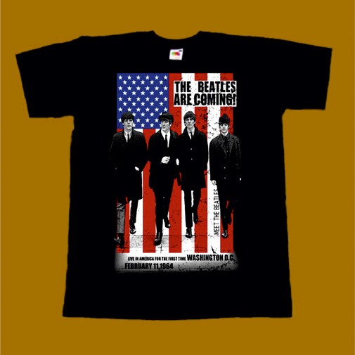 THE BEATLES T-SHIRT - THE BEATLES ARE COMING