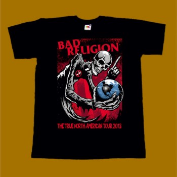 BAD RELIGION T-SHIRT - THE TRUE NORTH AMERICAN TOUR 2013