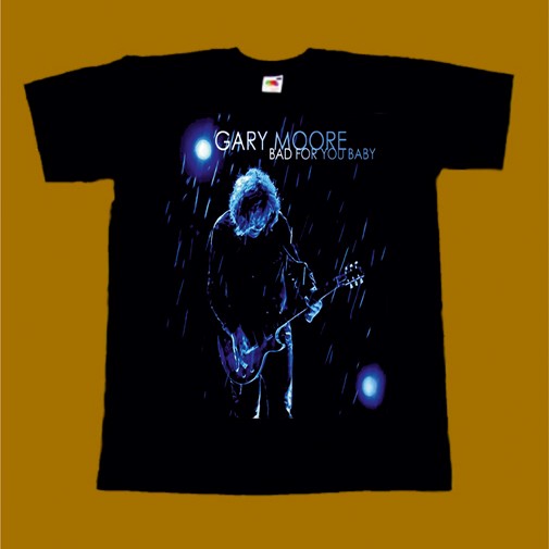 GARY MOORE T-SHIRT - BAD FOR YOU BABY