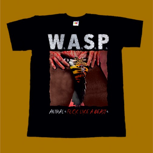 WASP T-SHIRT - ANIMAL FUCK LIKE A BEAST