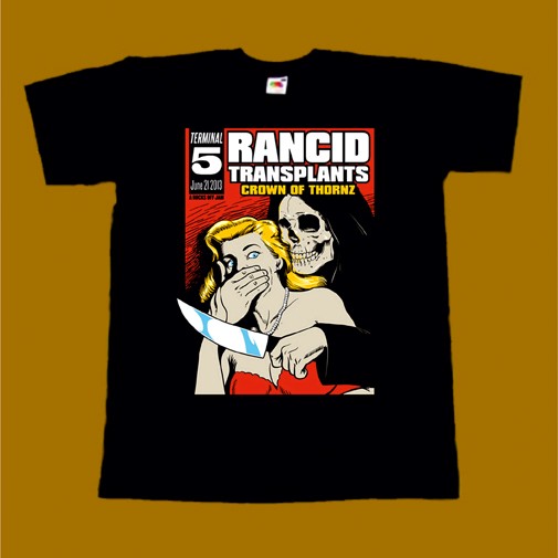 RANCID T-SHIRT - TRANSPLANTS