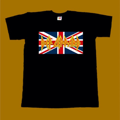 DEF LEPPARD T-SHIRT - FLAG 2