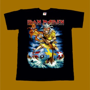 IRON MAIDEN T-SHIRT - SCANDINAVIAN TOUR